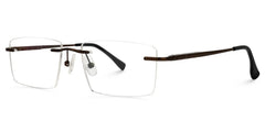 Cetina Rectangle Gold Glasses