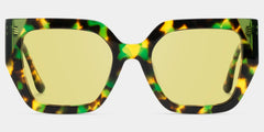 Viva Green Tortoise Frame Glasses with Square Frame Online | ZEELOOL