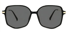 Payton Geometric Black Frame Glasses | Zeelool Optical