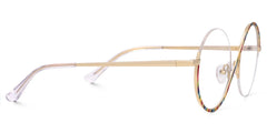 Flozif Round Rainbow Glasses in Semi-Rim  | Zeelool