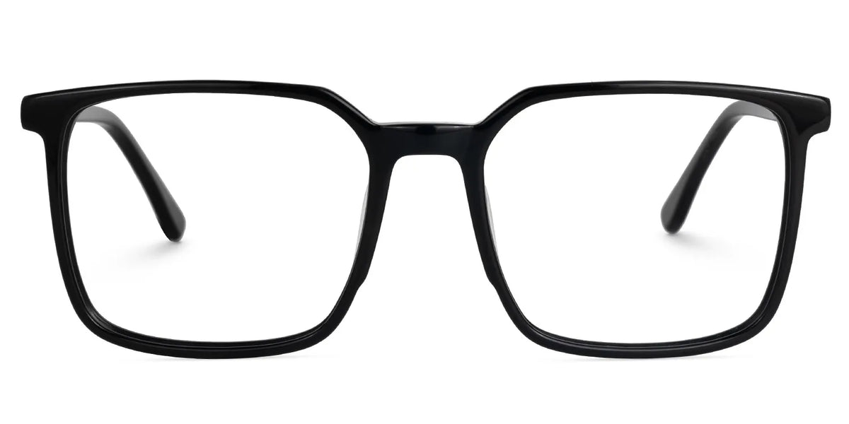 Square Fayrice Black Glasses deals -Zeelool Glasses