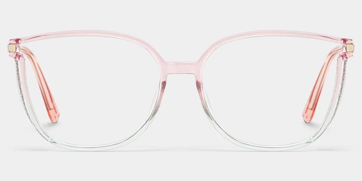 Square Rodz Two-tone Eyeglasses with Clear Frames