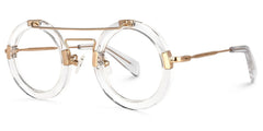Martis Round Clear Glasses | Zeelool Glasses