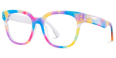 Dante Eyeglasses in Square Multicolor Frame | Zeelool