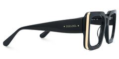 Black Rectangle Eyeglass Frames - Jesse Acetate Frame Glasses