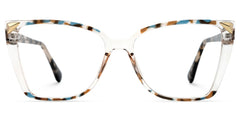 Clear Tortoise Shelia Butterfly Frame Glasses for Women