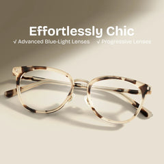 Caden Eyeglasses in Round Tortoise Frame | Zeelool