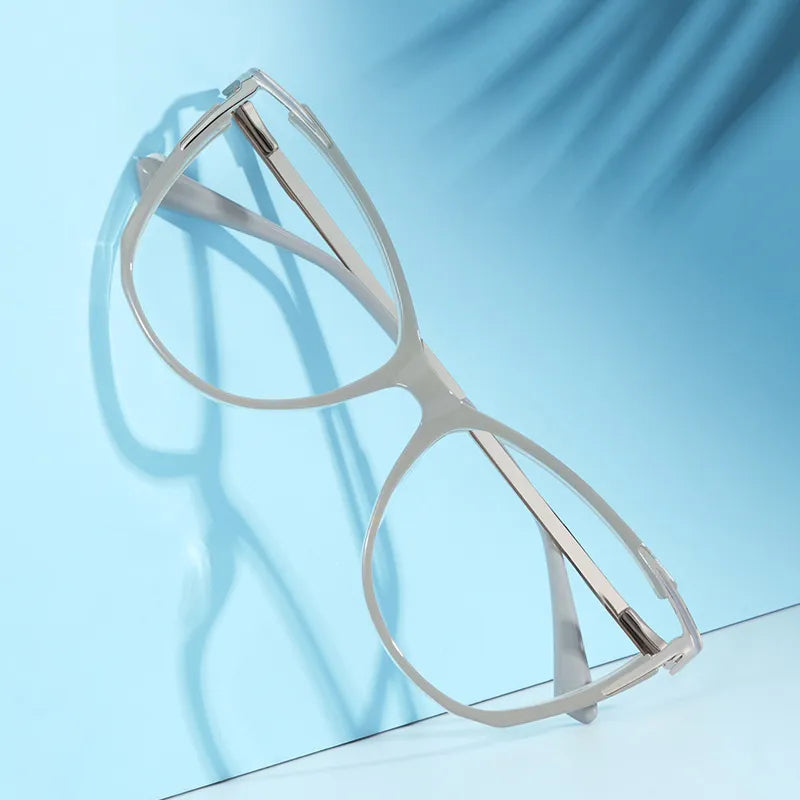 Yomary Cateye Khaki EyeGlasses | Zeelool Optical