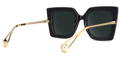 Qatar Square Black Sunglasses and Wide Frames