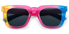 Clea Rectangle Multicolor Frame Sunglasses