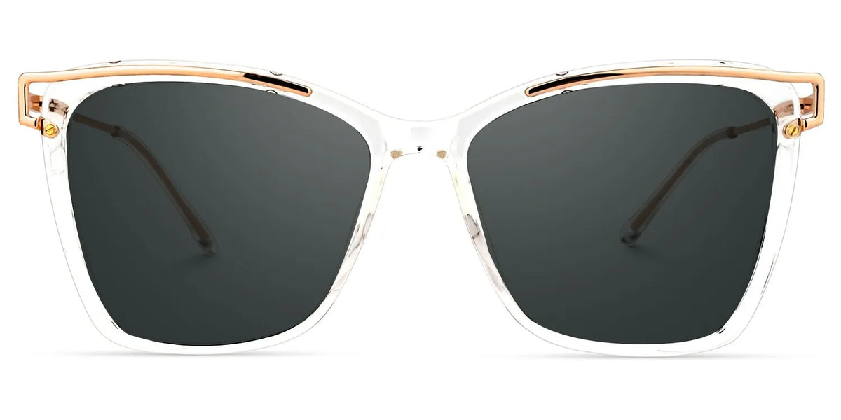 Krystle Square Clear Frame Sunglasses | Zeelool Optical