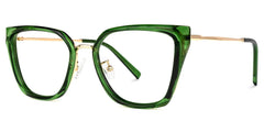 Martine Square Green Glasses | Zeelool Glasses
