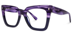 Kathya Square Purple Eyeglasses & Glasses Frames