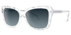Edna Cateye Clear Sunglasses | Zeelool Glasses