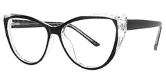 Tarun Cateye Black Glasses | Zeelool Glasses
