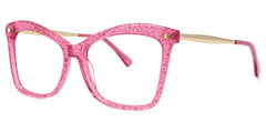 Isaebella Butterfly Bright-Pink Eyeglasses and Fantastic Frame