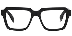 Richard Rectangle Eyeglasses with Black Matte Frames