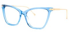Hilary Butterfly Blue Glasses | Zeelool Glasses
