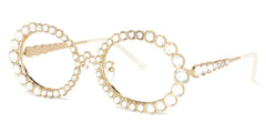 Luheiden Oval Gold Glasses | Zeelool Glasses