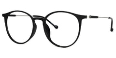 Gamble Round Black Glasses | Zeelool Glasses