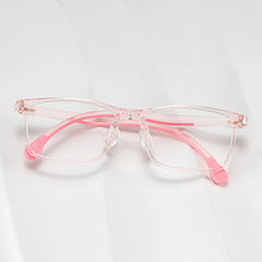 Sunny Rectangle Pink Frame Eyeglasses for Tween