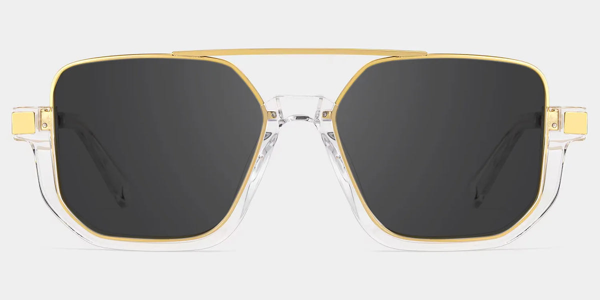 Oromiya Aviator Clear Frame Eyeglasses for Woman| ZEELOOL