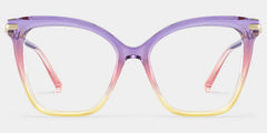 Lamar Multicolor Frame Glasses with Butterfly Frame Online | ZEELOOL