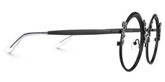 Nelida Designer Black Round Frame Glasses | Zeelool