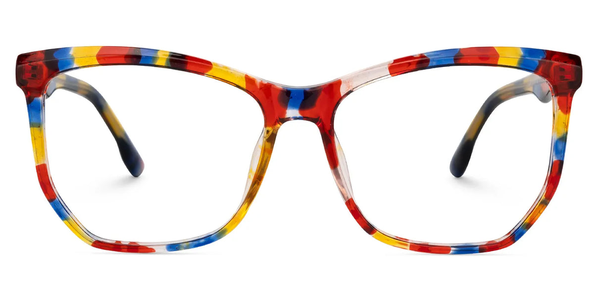 Geometric Libby Multicolor Glasses deals -Zeelool Glasses