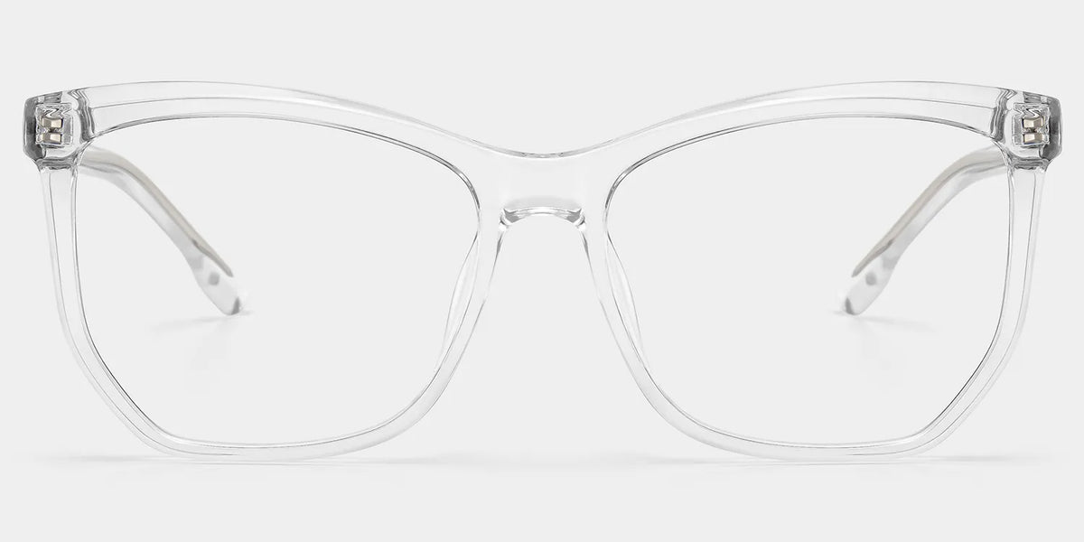 Libby Geometric Clear Eyeglasses & Glasses Frames