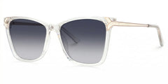 Tricee Square Clear Glasses With Gold Arms For Women | Zeelool
