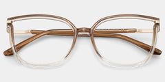 Rodz Square Brown Eyeglasses and Thin Frames Glasses