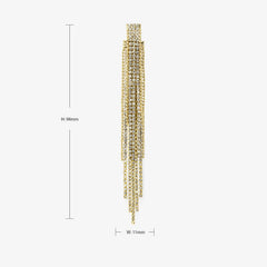 Fashion Eyeglasses Gold Earrings Accessories on Zeelool