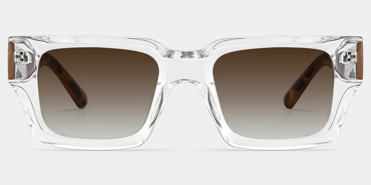 Orson wide rectangle frame glasses Online | ZEELOOL