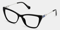 Celeste Black Cat Eye Glasses Frames | ZEELOOL