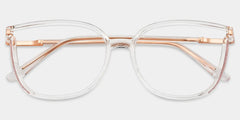 Rodz Square Clear Frame Glasses | Zeelool Optical