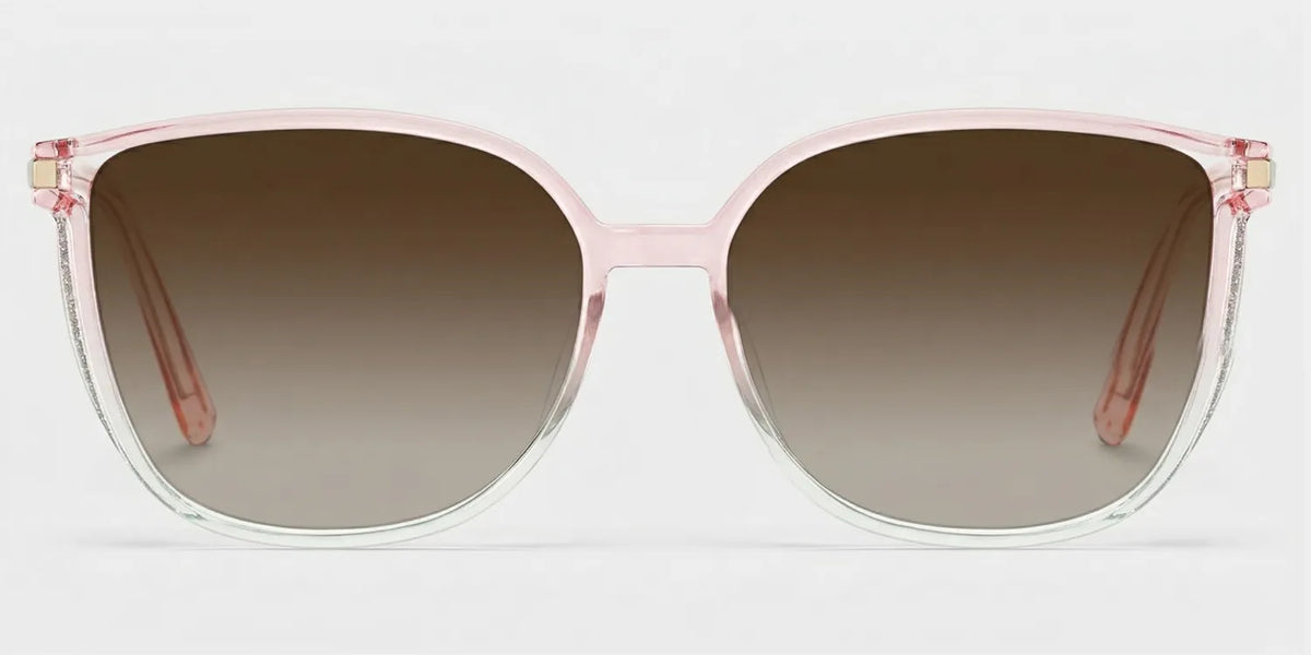 Square Rodz Two-tone Eyeglasses with Clear Frames