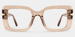 Neon Beige Frame Prescription Glasses with Square Shape | ZEELOOL