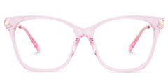 Pink Frame Eyeglasses, Butterfly Glasses