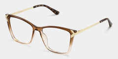 Mia brown square frame glasses Online | ZEELOOL