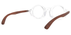 Charlie Round Clear Frame Glasses | Zeelool Optical