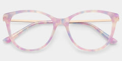 Eli Purple Round Gradient Eyeglass Frames for Ladies | ZEELOOL