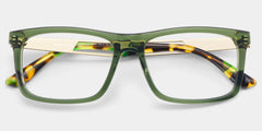 Morgan green rectangle glasses Online | ZEELOOL