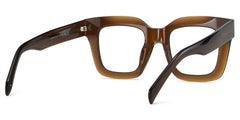 Trinity Square Tawny Glasses | Zeelool Glasses