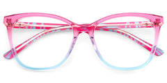 Gage Butterfly Pink Color Frame Glasses for Women | Zeelool