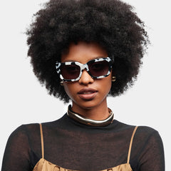 Maddox Pattern Frame Glasses with Square Frame Online | ZEELOOL