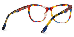 Geometric Libby Multicolor Glasses deals -Zeelool Glasses