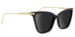 Hilary Butterfly Black Sunglasses | ZEELOOL