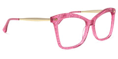 Isaebella Butterfly Bright-Pink Eyeglasses and Fantastic Frame