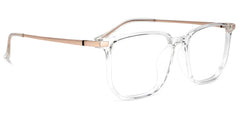 Fezell TR90 Square Clear Frame Glasses | Zeelool Optical
